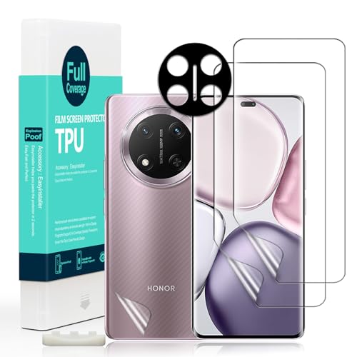 Ibywind for Honor Magic 7 Lite/X9c 5G Screen Protector,2-Pack,Hydrogel Film with Camera Lens Protector,Easy Installation Tool,Bubble-Free,Fingerprint Unlock Compatible,Anti-Shatter,Anti-Scratch - size: Magic 7 Lite 6.78 inch