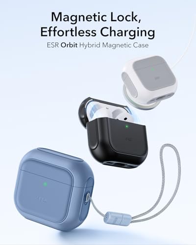 ESR for AirPods 5/4 Case (2026/2024), Compatible with MagSafe, Dark Blue - color: Dark Blue, size: AirPods 5&4 Case