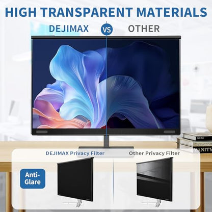 Magnetic 27 Inch Hanging Computer Privacy Screen for 16:9 Monitors