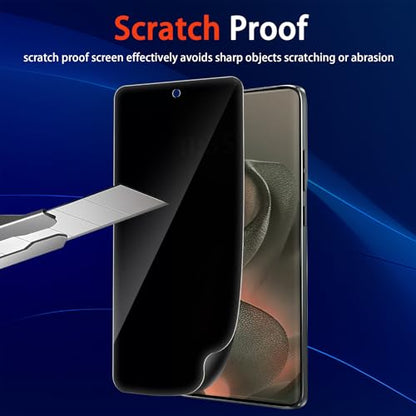(3+2 Pack) for Motorola Moto Edge 2025 Privacy Screen Protector,3 Pack Screen Protector + 2 Pack Camera Protection,Flexible TPU Film(Not Tempered Glass) [3D Touch][Bubble-Free][Anti-Scratch]