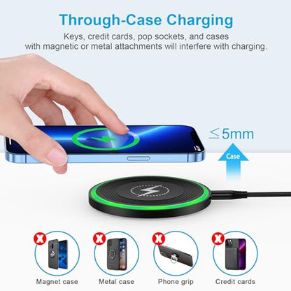 15W Samsung S26 Fast Wireless Charger for Galaxy S26 Ultra S25 FE Z Flip7