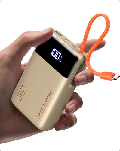 INIU Portable Charger, Smaller 45W Fast Charging Power Bank, 20000mAh Beige - color: Beige, size: 20000mAh