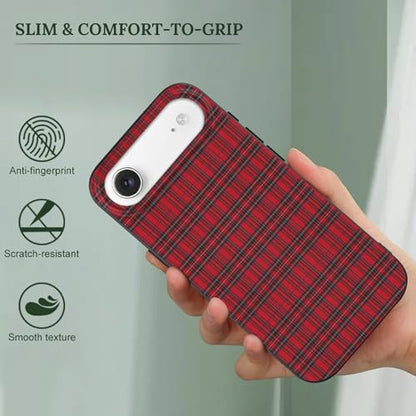 Royal Stewart TartanAnti-Yellowing Soft TPU Phone Case for iPhone 17, Shockproof and Scratch-Resistant Case - color: black-style-5