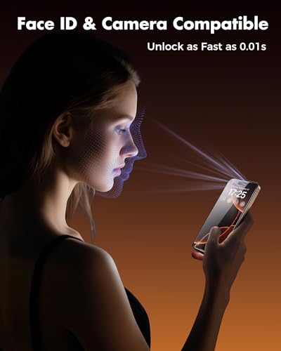 UNBREAKcable 4PCS Screen Protector for iPhone 16 Pro Max - 2 Privacy Tempered Glass+2 Clear Glass Double Shatterproof [Installation Frame] [9H Hardness] [Case Friendly] Anti-Scratch iPhone 6.9 inch - size: iPhone 16 Pro Max