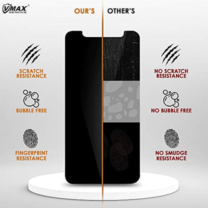 Iphone Privacy Screen Protector Compatible with Pro/X/XS Anti Spy Tempered Glass 28” Keep onlookers Away from Your Personal Information with Our 1 Pack Privacy Screen Protector 5.8 inch