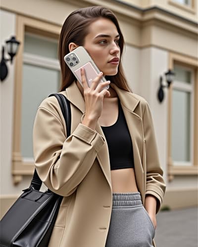 Selore&S-Global Magnetic Power Bank, 5000mAh Slim USB-C 20W Fast Charging, Qi2 Certified 15W Wireless Battery Pack Compatible with iPhone 17 16 15 14 13 12 Series, Travel Essential - color: Pink-1