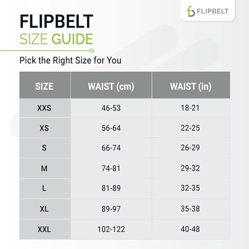 FlipBelt Zipper Running Belt, Waist Pack for Fitness and Running, US Company - color: Sayram Blue, size: X-Small