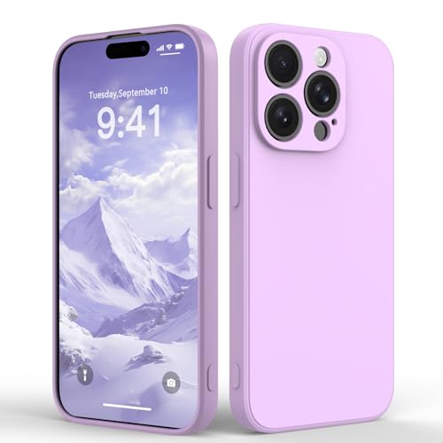 Suitable for iPhone 15 Pro Max Phone Case, Ultra Thin TPU Shockproof Anti-Scratch Case, Soft Fall-Resistant Phone case, Solid Color Phone Cover for iPhone 15 Pro Max, Purple - color: Purple, size: iPhone 15 Pro Max