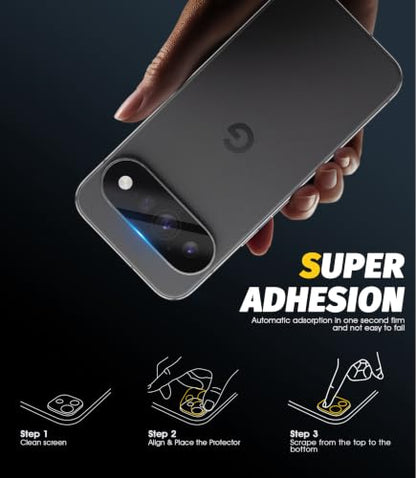 Orzero (3 Pack Camera Lens Protector Compatible for Google Pixel 11 (Not for Pro/XL Model), Protector de Cámera Case Friendly Tempered Glass 9H High Definition Microphone Cutout Anti-Scratch - size: Google Pixel 11 6.3 inch