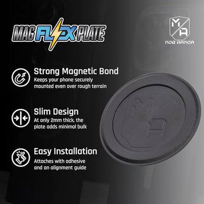 Mob Armor Magnet Flex Plate Phone Mount for MagSafe