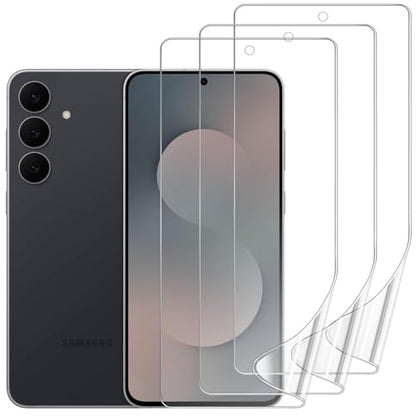 3 Pack Screen Protector Compatible for Samsung Galaxy S25 FE 5G, HD Clear Flexible Soft TPU Hydrogel Film for Samsung Galaxy S25 FE - Support Fingerprint Unlock, High Sensitivity - size: Samsung Galaxy S25 FE