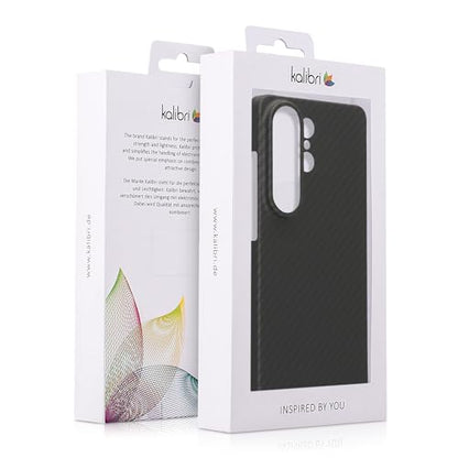 kalibri Aramid Fiber Case Compatible with Samsung Galaxy S26 Ultra - Case Super Slim Strong Protective Phone Cover - Black Matte - size: Galaxy S26 Ultra
