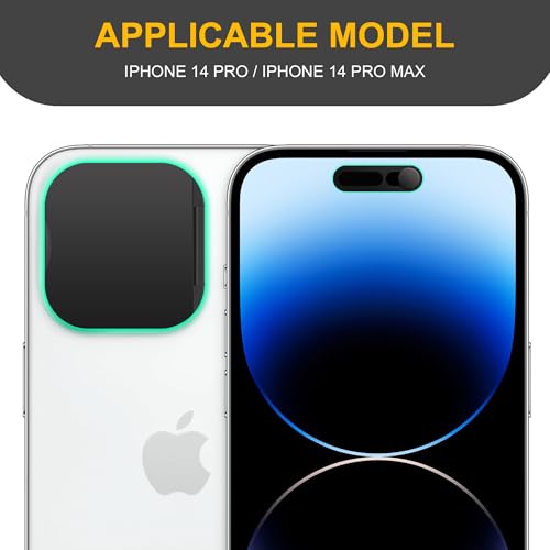 3 Pack Privacy Cover Compatible for iPhone 14 Pro/iPhone 14 Pro Max with 2 Front Camera Privacy Cover, Anti-Spy Camera cover, Easy-Adhesive Design, Safeguard on iPhone 14 Pro/iPhone 14 Pro Max - size: iPhone 14 Pro/ iPhone 14 Pro Max