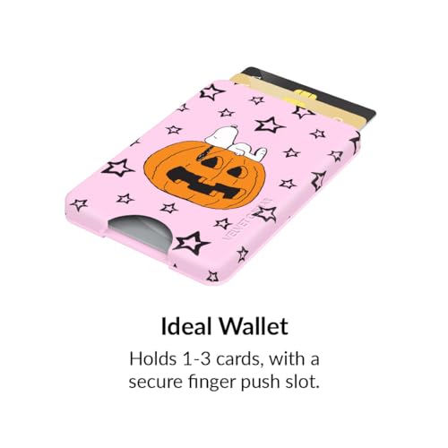 VELVET CAVIAR compatible with MagSafe Wallet - Magnetic Card Holder Wallet for iPhone 12/13/14/15 (Pink Pumpkin Snoopy) - color: Pink Pumpkin Snoopy