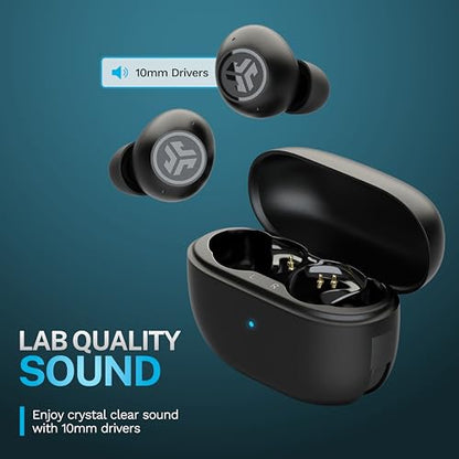 JLab Go Pop ANC True Wireless Earbuds with Dual Connect, Black - color: Black