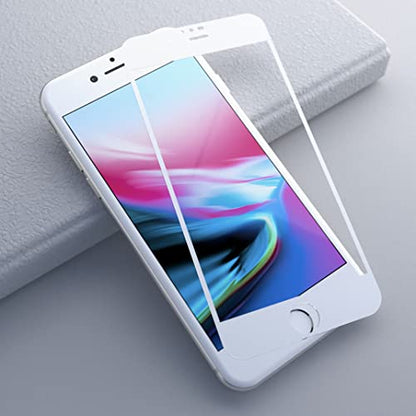 MANTO 2 Pack Screen Protector for iPhone SE 3 (2022), iPhone SE 2020, iPhone 8, iPhone 7, iPhone 6S/6 Full Coverage Tempered Glass Screen Protector Film Edge to Edge Protection 4.7 Inch