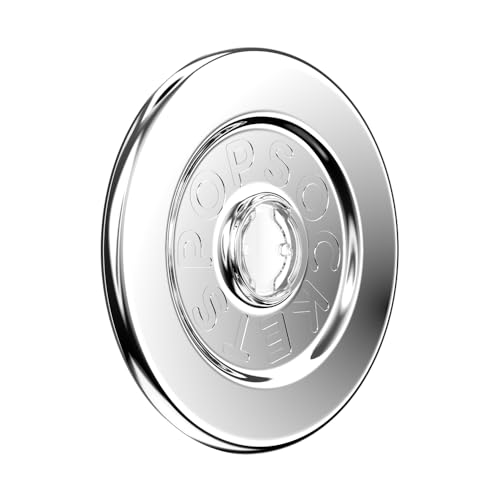 PopSockets Magnetic Base for PopTops- Silver - color: Silver, style: MagSafe
