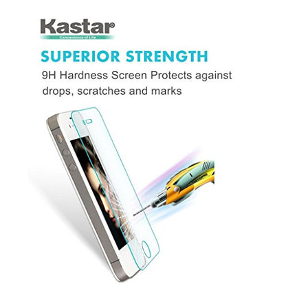 Kastar iPhon 4S/4G/4 Screen Protector (1-PACK), Premium Tempered Crystal Clear Glass Screen Protector for iPhon 4S, iPhon 4G, iPhon 4 AT&T, T-Mobile, Sprint, Verizon Smartphone (1-PACK)