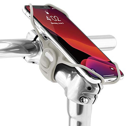 Bone Bike Tie Pro 3, Universal Bike Phone Stem Mount for 5.8"-7.2" Phones - color: Bike Tie Pro 3 - Gray