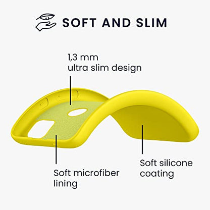 kwmobile Case Compatible with Google Pixel 4a Case - Slim Protective TPU Silicone Phone Cover - Radiant Yellow - color: Radiant Yellow