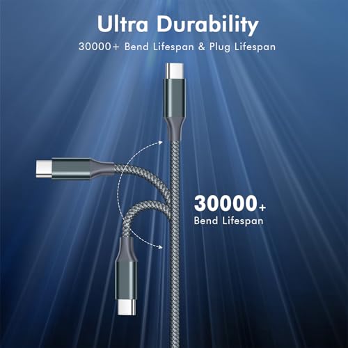 APFEN USB C to USB C Cable,Type-C 60W Fast Charging Cable(10FT, 2Pack) - size: 2 Pack10FT