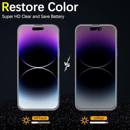 2 Pack 360 Degree Privacy Screen Protector for iPhone 14 Pro Max - color: Black-iPhone iPhone 14 Pro Max