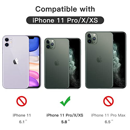 JETech Full-Coverage Screen Protector for iPhone 11 Pro/Xs/X, 3-Pack - size: iPhone 11 Pro, iPhone XS/X