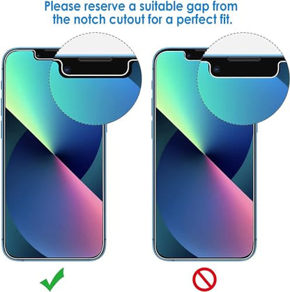 JETech Screen Protector for iPhone 13/13 Pro, 3-Pack | HD Clear, Face ID Compatible, Anti-Scratch Glass - size: iPhone 17e/16e/13/13 Pro
