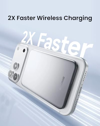sharge for Magsafe Power Bank 5000mAh Ultra Slim Battery Pack - color: Black