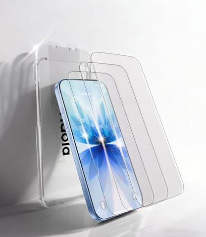 3 Pack for iphone 17 Screen Protector, 9H Hardness Military-Grade Shatterproof, Easy Bubble-Free Install Screen Protector 17 HD Clear Tempered Glass, Case Friendly Design - size: iphone 17(6.3'')