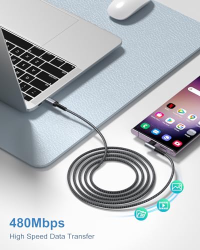 Right Angle USB C to USB C Cable 60W, [10ft 4Pack] - color: Black Black
