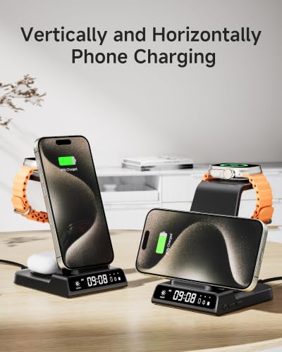 Wireless Charger for iPhone 18 Pro/18 Pro Max/17/16/15/14/13/12/11/X Series - color: Black