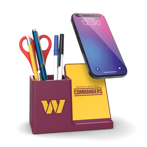 SOAR NFL Unisex Wireless Charging Stand and Desktop Organizer