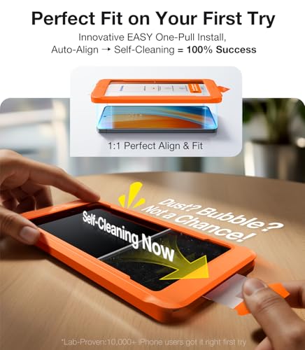 UltraGlass TOP 9H+ Armor for Samsung Galaxy S26 Screen Protector [NO.1 Military Grade Protection] Galaxy 26 Screen Protector Tempered Glass S26, Case Friendly, OnePull Install, 2 Pack - size: S26