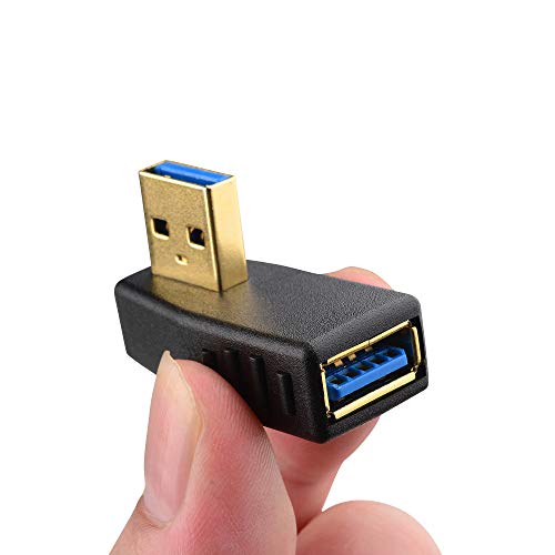 Cable Matters 90 Degree USB Adapter Combo-Pack, Left and Right Angle