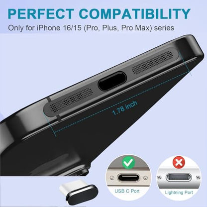 iPhone Charging Port Plugs & Speaker Cleaning Kit，Dustproof Protection for iPhone 14/15/16 Series