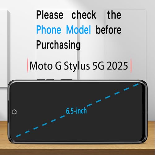 Slanku 3 Pack for Moto G Stylus 5G 2025 Screen Protector Tempered Glass