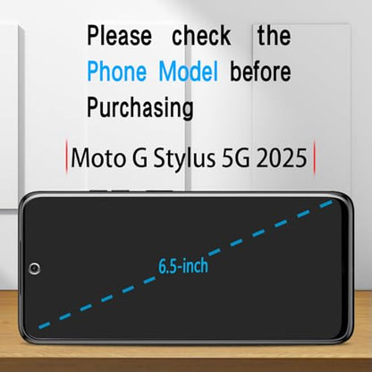 Slanku 3 Pack for Moto G Stylus 5G 2025 Screen Protector Tempered Glass