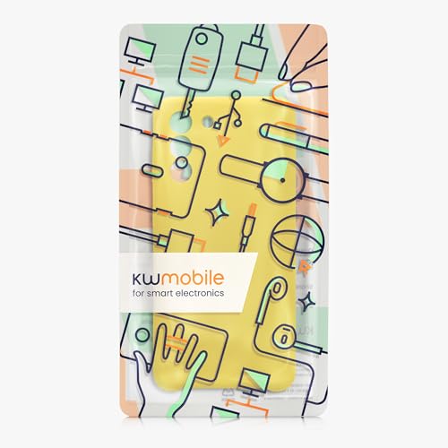 kwmobile Case Compatible with Samsung Galaxy S21 Case - Slim TPU Silicone Phone Cover - Soft Touch Finish - Radiant Yellow - color: Radiant Yellow, size: Galaxy S21