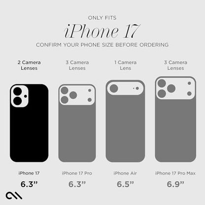 Case-Mate iPhone 17 Screen Protector with Installation Tray - Clear | [Pack of 3] Durable & Anti-Scratch Tempered Glass with Touch Sensitivity - Ultra High Clarity, Case-Friendly & Easy to Apply - size: iPhone 17