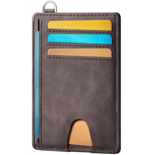 Mayski Slim Wallet, Credit Card Holder for Women, Minimalist Front Pocket RFID Blocking Card Cases, Small Wallet Women Men(MF Coffee) - color: MF Coffee