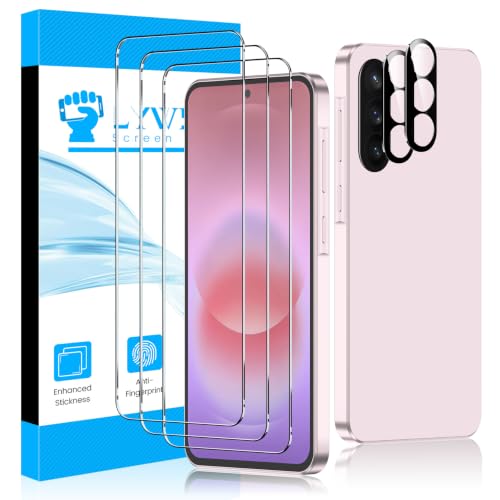 LYWHL 3+2 Pack for Samsung Galaxy A27 Tempered Glass Screen Protector - size: Samsung Galaxy A27