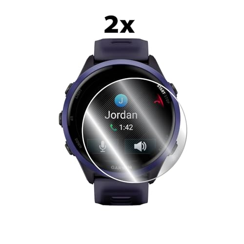 IPG for Garmin Forerunner 570-47mm Hydrogel Screen Protector (2 Units) Invisible HD Clear Film Anti Scratch Guard-Smooth/Self-Healing/Bubble for Forerunner570-47mm - size: Forerunner 570-47mm