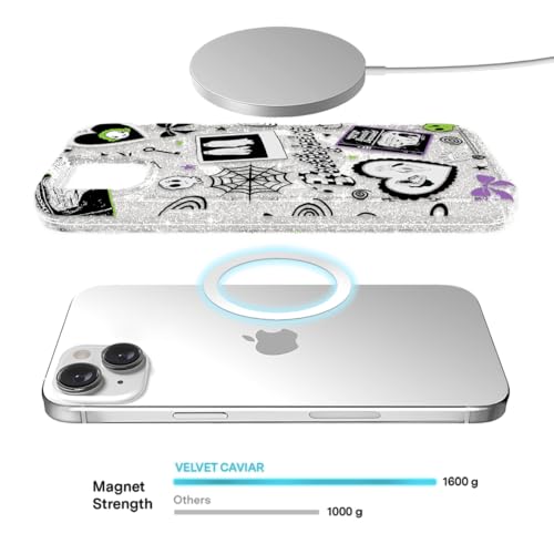 VELVET CAVIAR for iPhone 15 Case Halloween - Compatible with MagSafe - 10ft Drop Tested - Beetlejuice Ghost with The Most - color: Beetlejuice Ghost with the Most, size: 15