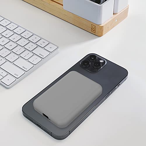 2 Pack Case for Magsafe Battery Pack, Clear/Clear | Compatible with Magsafe Battery Pack Cover, Ultra-Thin TPU, Shockproof, Slim Scratch Resistant, Protective Bumper Shell - color: Clear/Clear