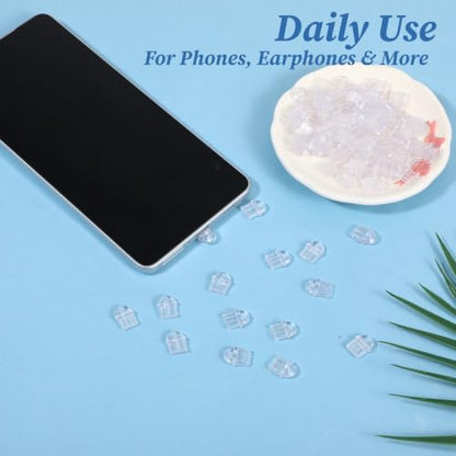 50 Pcs Silicone Type C Charging Port, Cell Phone Dust Plug