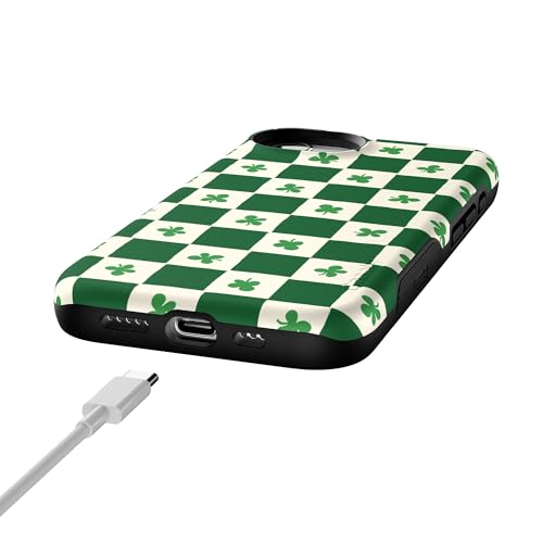 Casely iPhone 16e Case | Lucky You | Shamrock | Bold Protective Design | Compatible with MagSafe - color: Lucky You | Shamrock