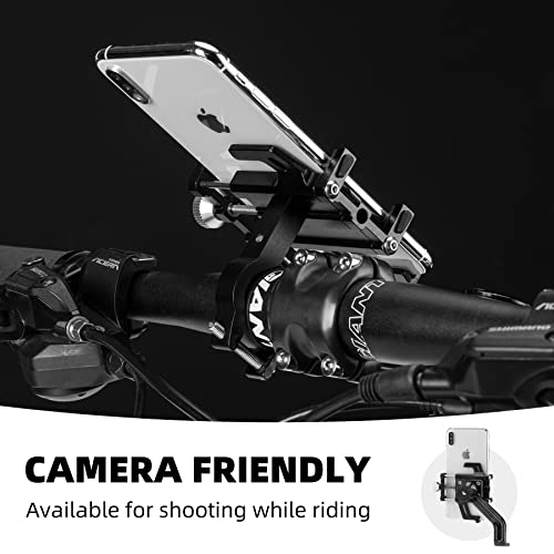 ROCKBROS Bike Phone Holder, Motorcycle Phone Mount,5-Claw Lock Anti-Shake - color: Orange