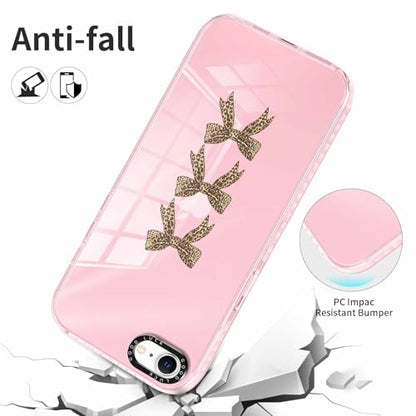 2 Pack Cute Cheetah Print Phone Case for iPhone 7/8 / SE 2020/2022 Pink Bow Case 4.7", Clear Coquette Fashion Luxury Leopard Pattern Design Girls Women Funda Shockproof Soft TPU Cover - color: Cheetah Print 04, size: iPhone 7 / 8 / SE 2020 / 2022