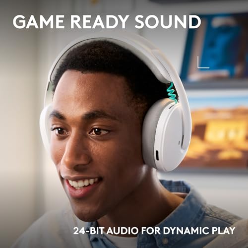 Logitech G325 Lightspeed Wireless Gaming Headset - White - color: White